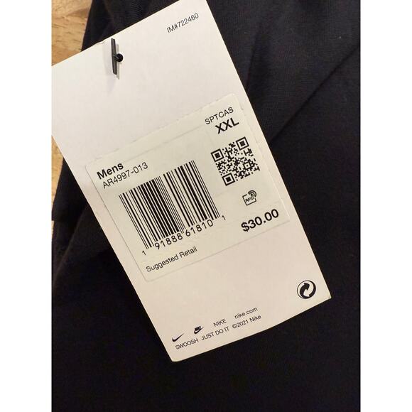 NEW Nike NSW Embroidered Futura Men's Tee AR4997-013 Black Size 2XL - Picture 5 of 6